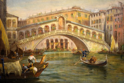  - Venise, Grand Canal - Angelo Trentin (Udine1850- Wien1912)